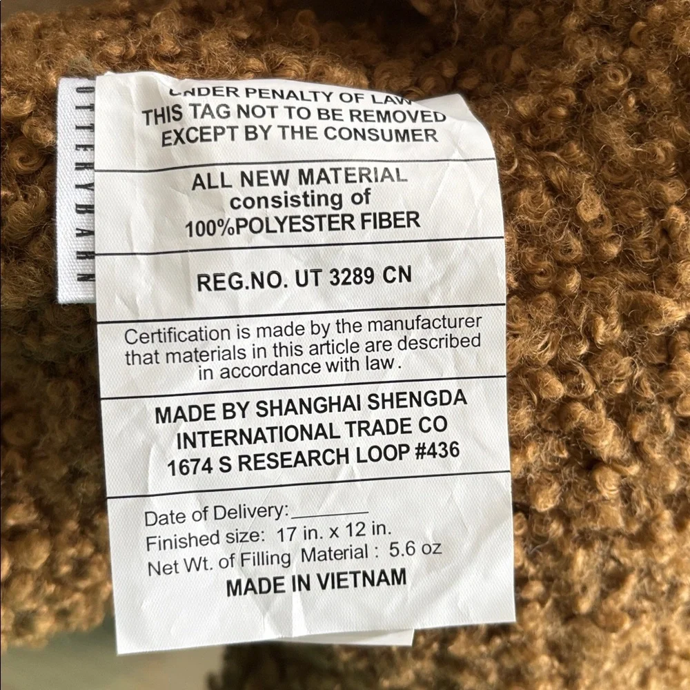 Pottery Barn Ms. Spice Gingerbread Pillow